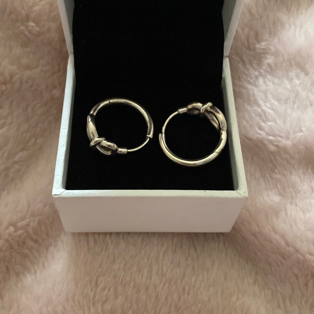 Pandora hoop earrings